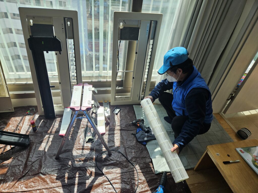 용인시 기흥구 에어컨청소 잘하는곳 새빛클린