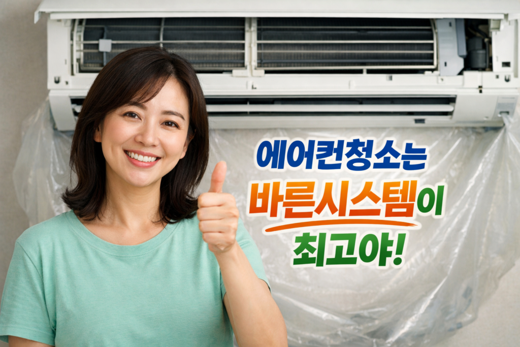 안산시 단원구 에어컨청소 잘하는곳 업체 추천 바른시스템